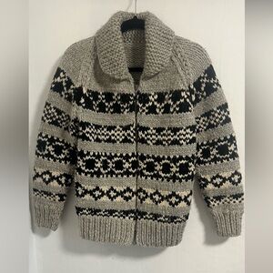 Handmade Cowichan Wool Sweater